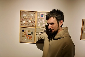Join the tour of Bohdan Buchkovsky's exhibition "Graze Pavlo the cowww"