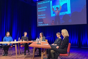 Artsvit Gallery joined the discussion-conversation about the challenges for the cultural sector of Ukraine during the war at de Balie