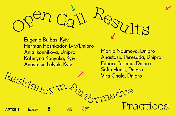 Open Call Results for The Residency in Performative Practices