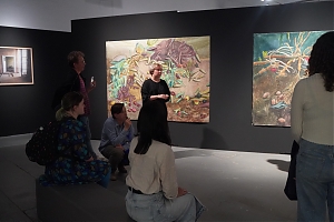 Coming soon: curatorial tour of the exhibition "Secondary Archive: Women Artists in War" and performance by project participant Ola Marusyn